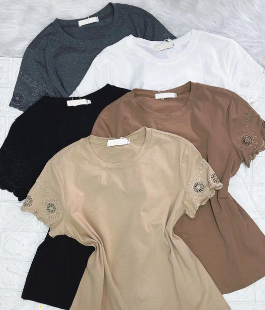 Blusa de Malha/Algodão